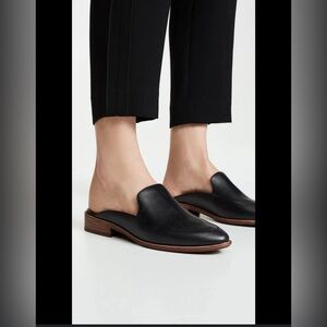 Madewell Frances Leather Mule Black size 6